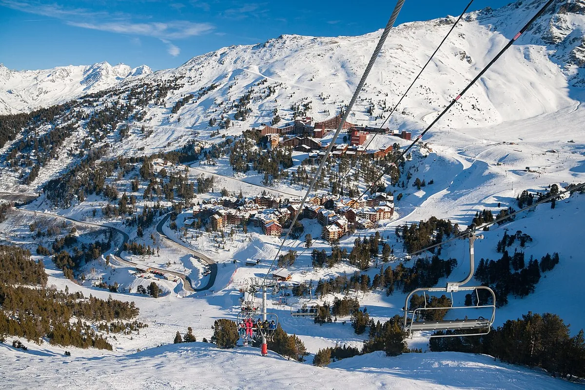 Les Arcs, France. Photo: Dmitry A. Mottl (Public domain); resized and converted to WebP.