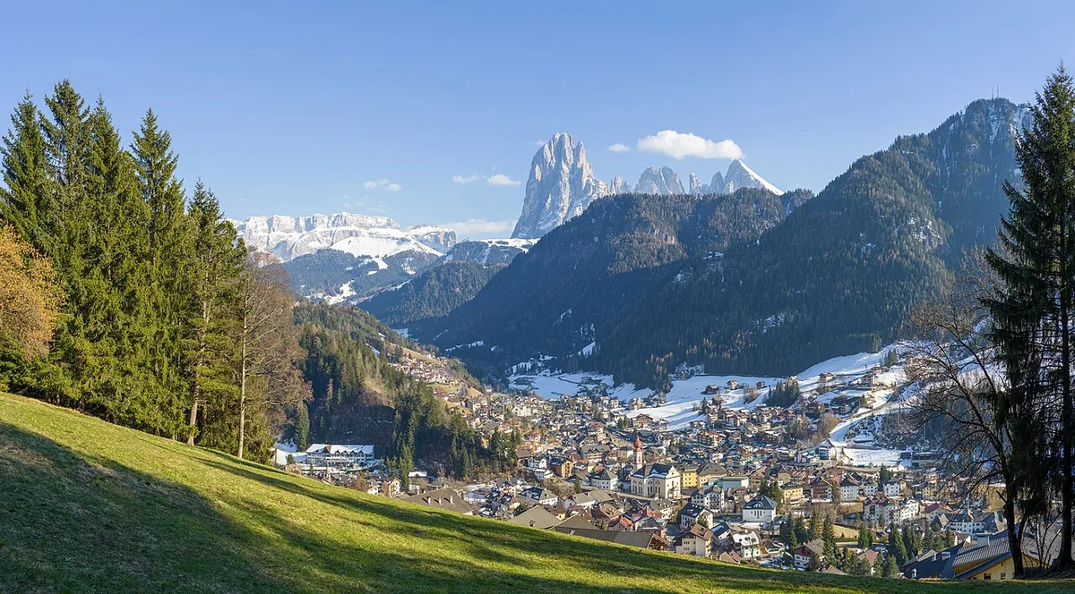 Ortisei in Val Gardena, Italy.